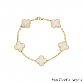 Van Cleef & Arpels Yellow Gold Vintage Alhambra Bracelet VCARA41800